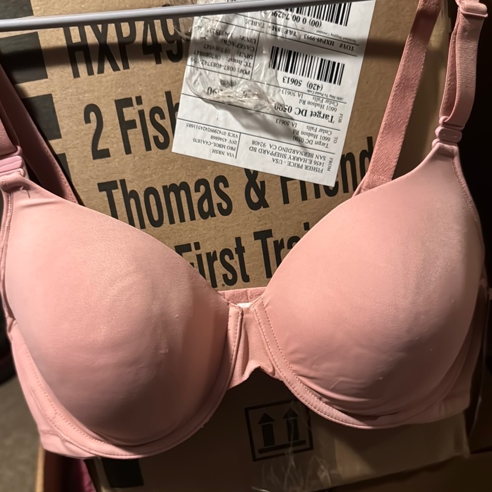 Peachy Pink T-Shirt Bra with Underwire Support